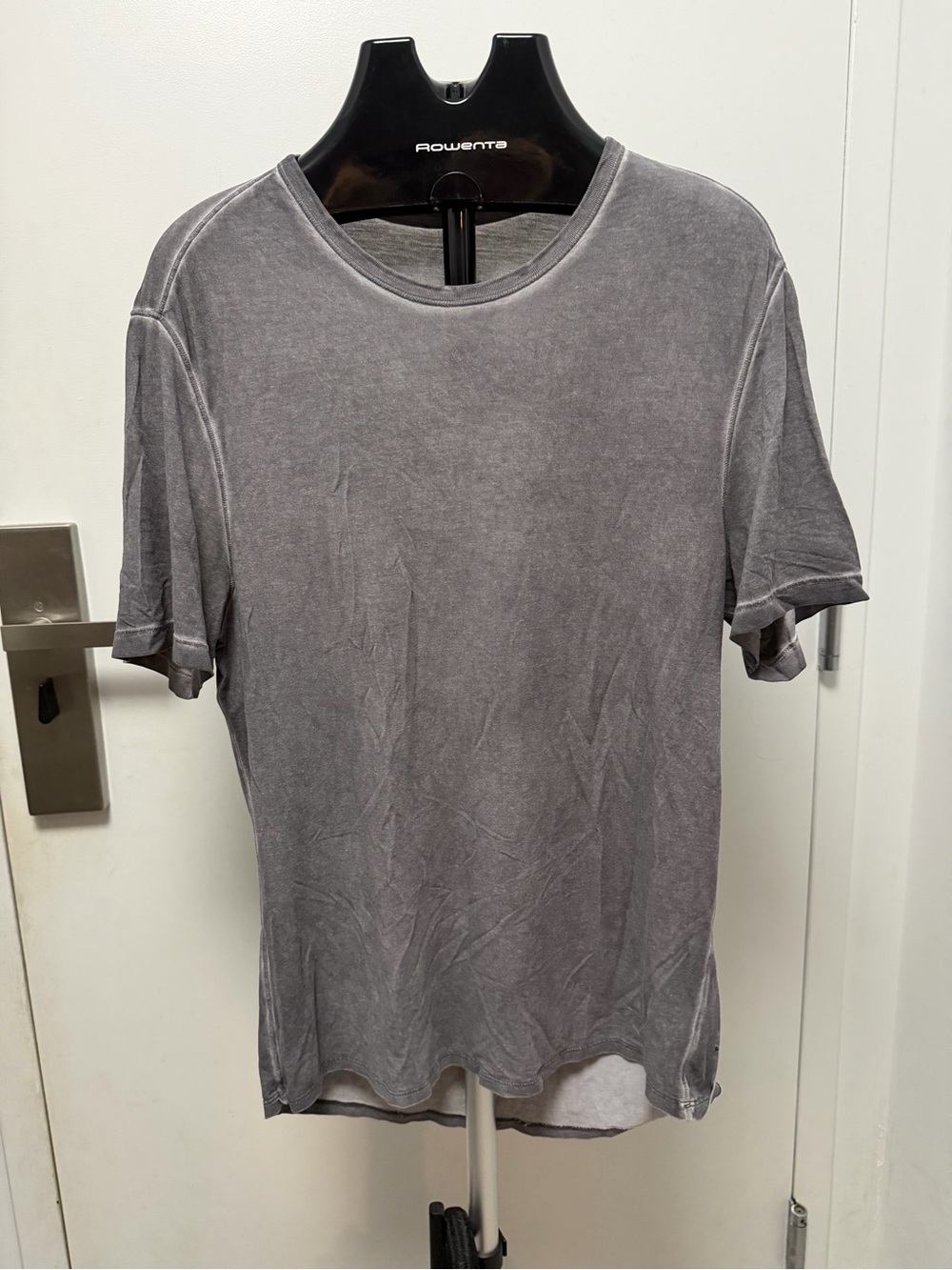 Men’s Lululemon Washed Gray/purple Crewneck T-Shirt